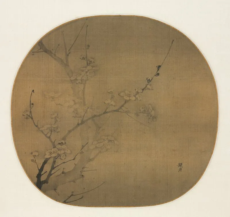 Plum Blossoms In Moonlight Wall Art by Yan Hui - High-Resolution Digital Print