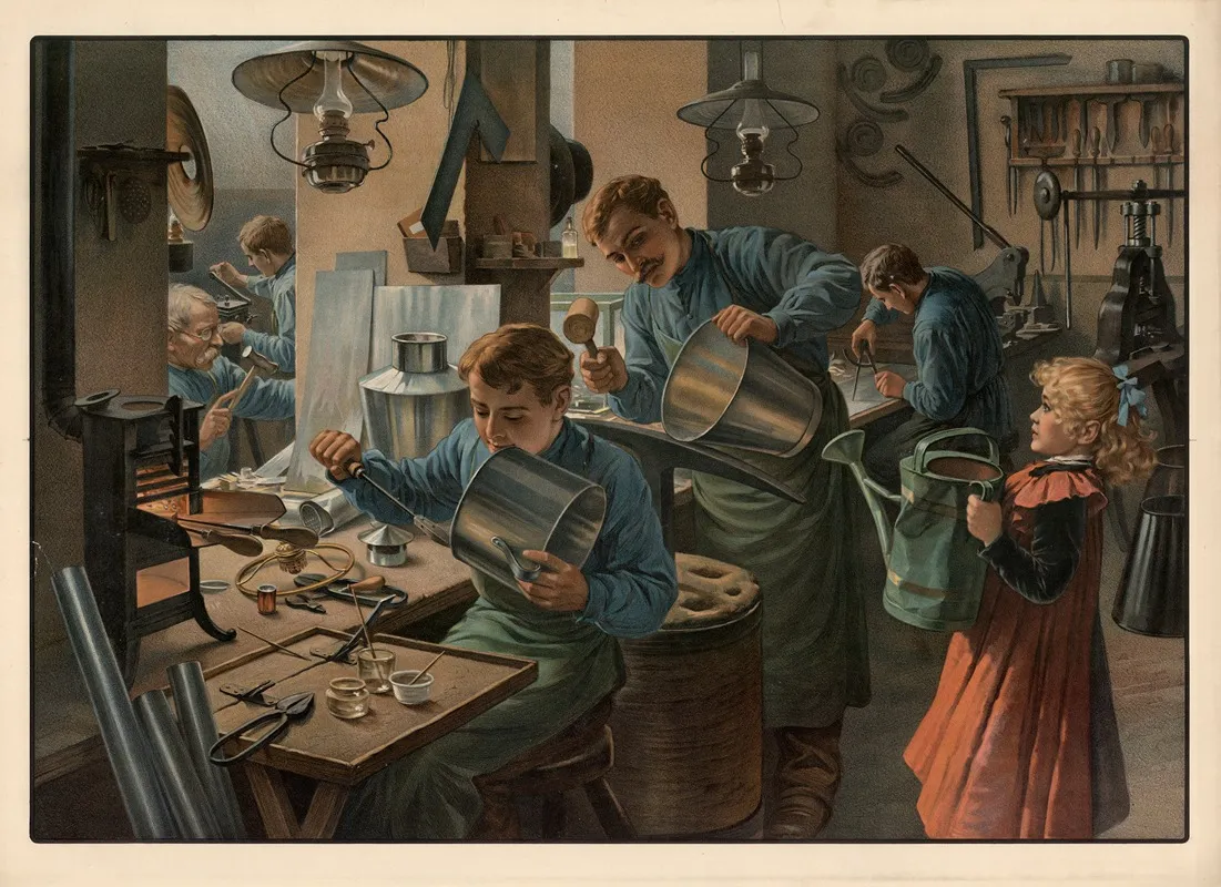 Plumber Wall Art by Felix Elssner - High-Resolution Digital Print