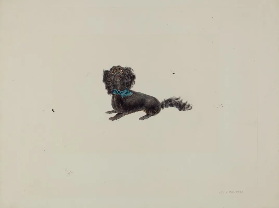 Plush Toy Dog Wall Art by John Winters - High-Resolution Digital Print