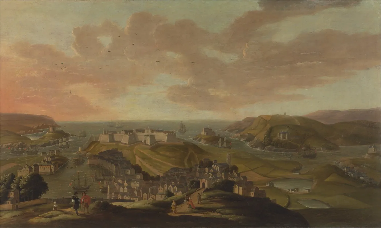 Plymouth Wall Art by Hendrik Danckerts - High-Resolution Digital Print
