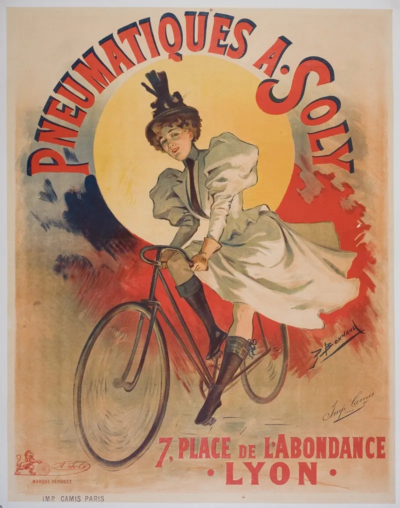 Pneumatiques A Soly Wall Art by Pierre Bonnaud - High-Resolution Digital Print