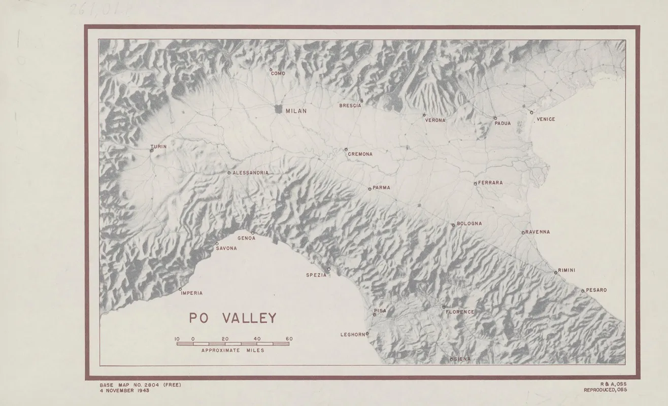 Po Valley Wall Art by Office of Strategic Services - High-Resolution Digital Print