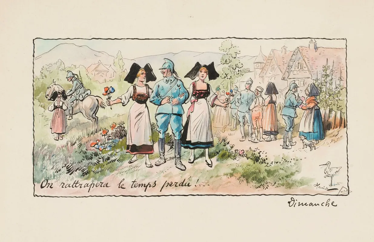 Pochette De La Marraine Dimanche Wall Art by Henri Maigrot - High-Resolution Digital Print