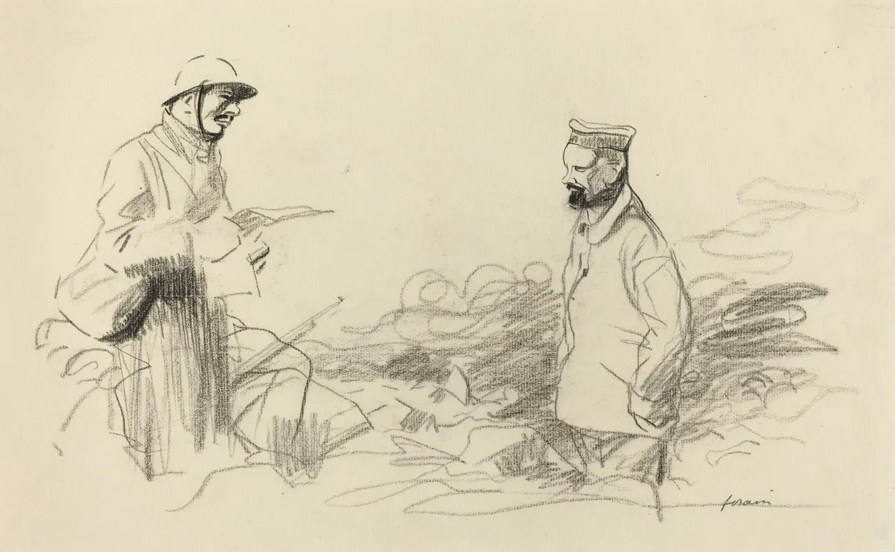 Poilu Acknowledging German Soldier Ii