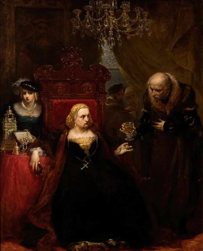 Poisoning Of Queen Bona Wall Art by Jan Matejko - High-Resolution Digital Print
