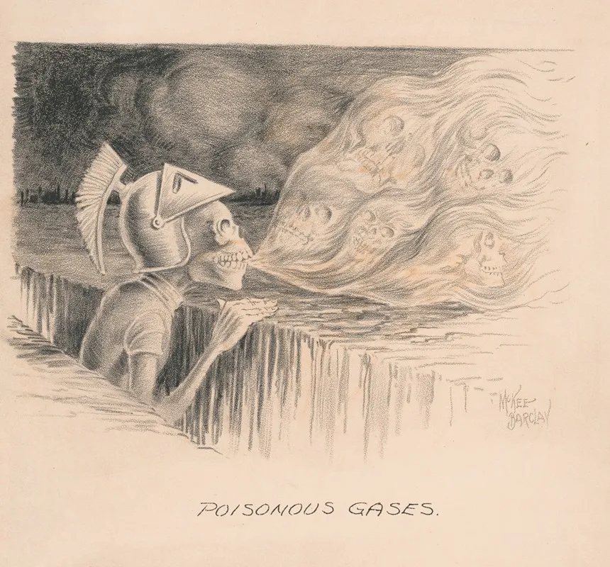 Poisonous Gasses Wall Art by McKee Barclay - High-Resolution Digital Print