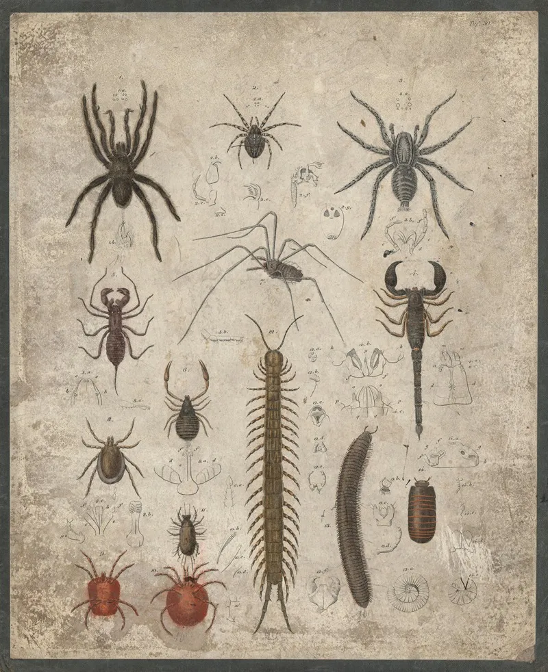 Poisonous Insects Wall Art by B. Wienker - High-Resolution Digital Print