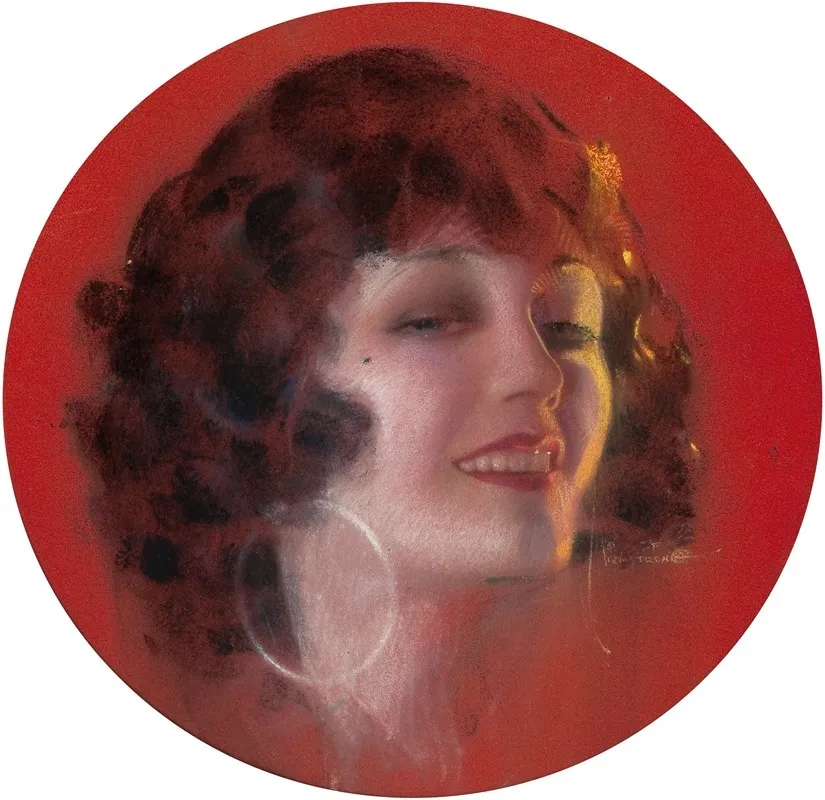 Pola Negri Wall Art by Rolf Armstrong - High-Resolution Digital Print