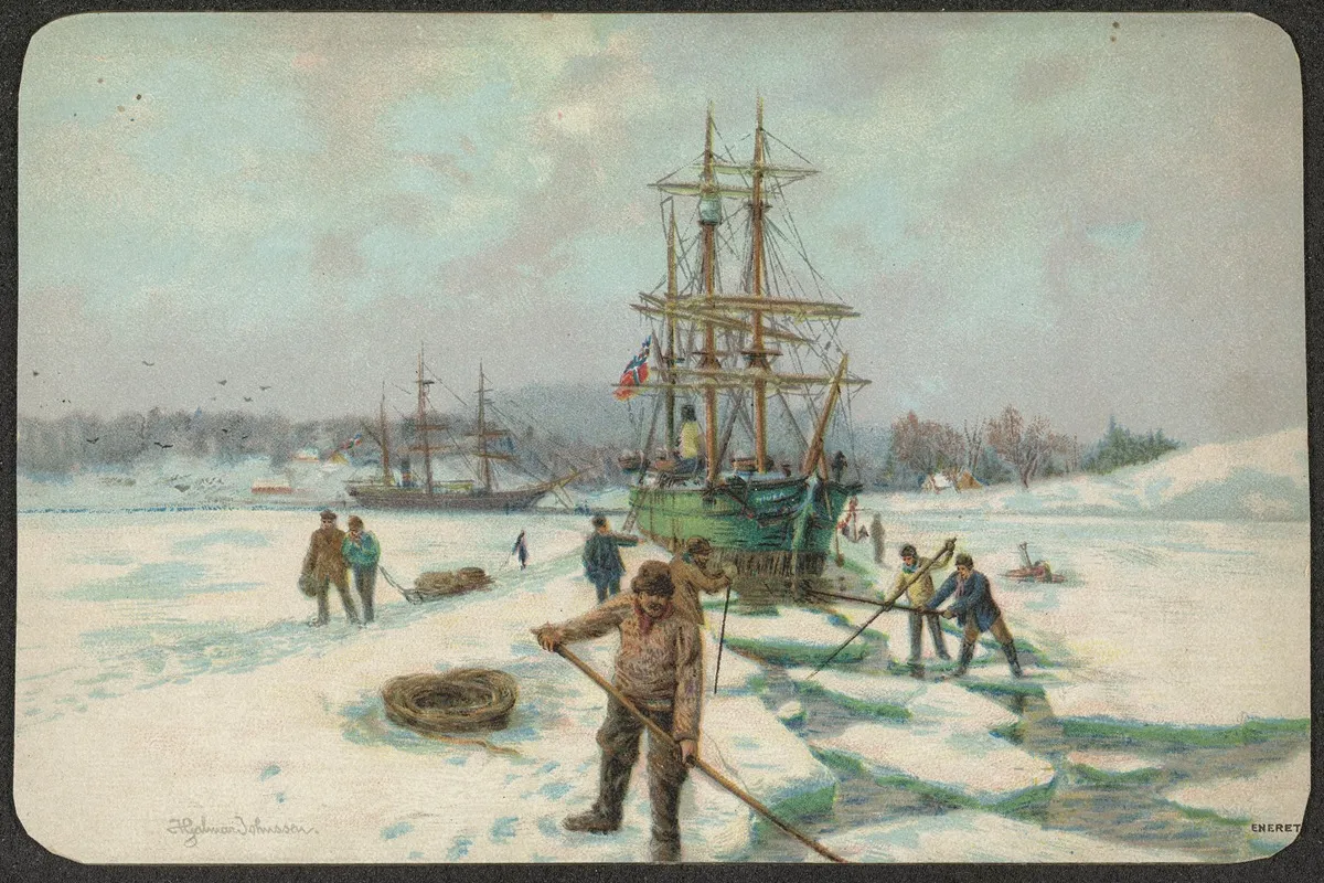 Polar Motif Wall Art by Hjalmar Johnssen - High-Resolution Digital Print