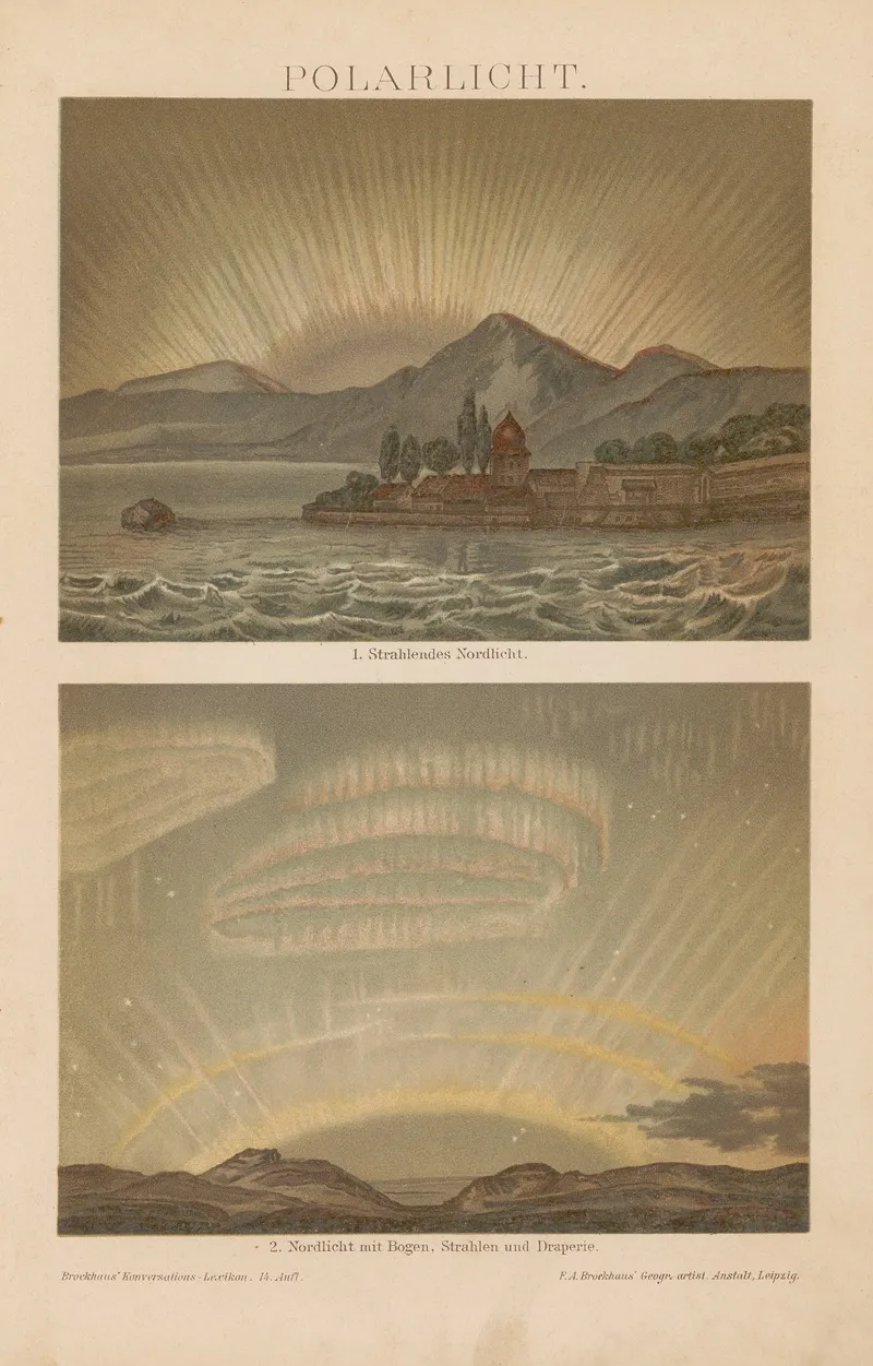 Polarlicht Wall Art by F.A. Brockhaus - High-Resolution Digital Print
