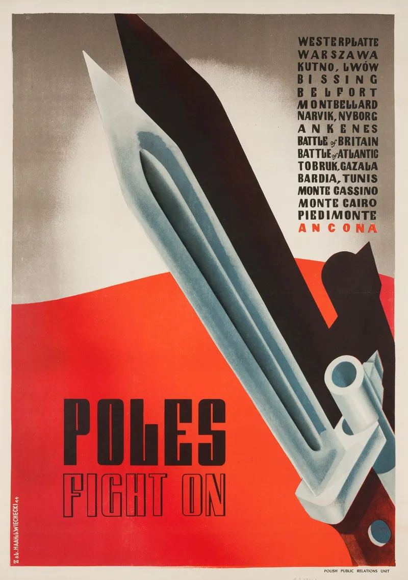 Poles Fight On Wall Art by Leopold Haar - High-Resolution Digital Print