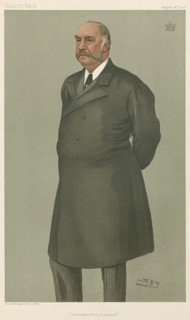 Politicians Secretary For Scotland Lord Balfour Of Burleigh August 14 1902