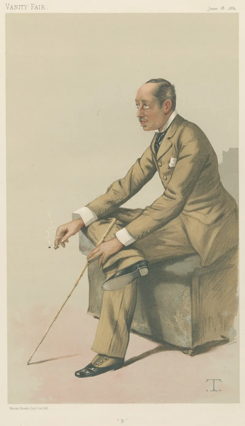 Politicians Vanity Fair B The Marquis Of Blandford June 18 1881
