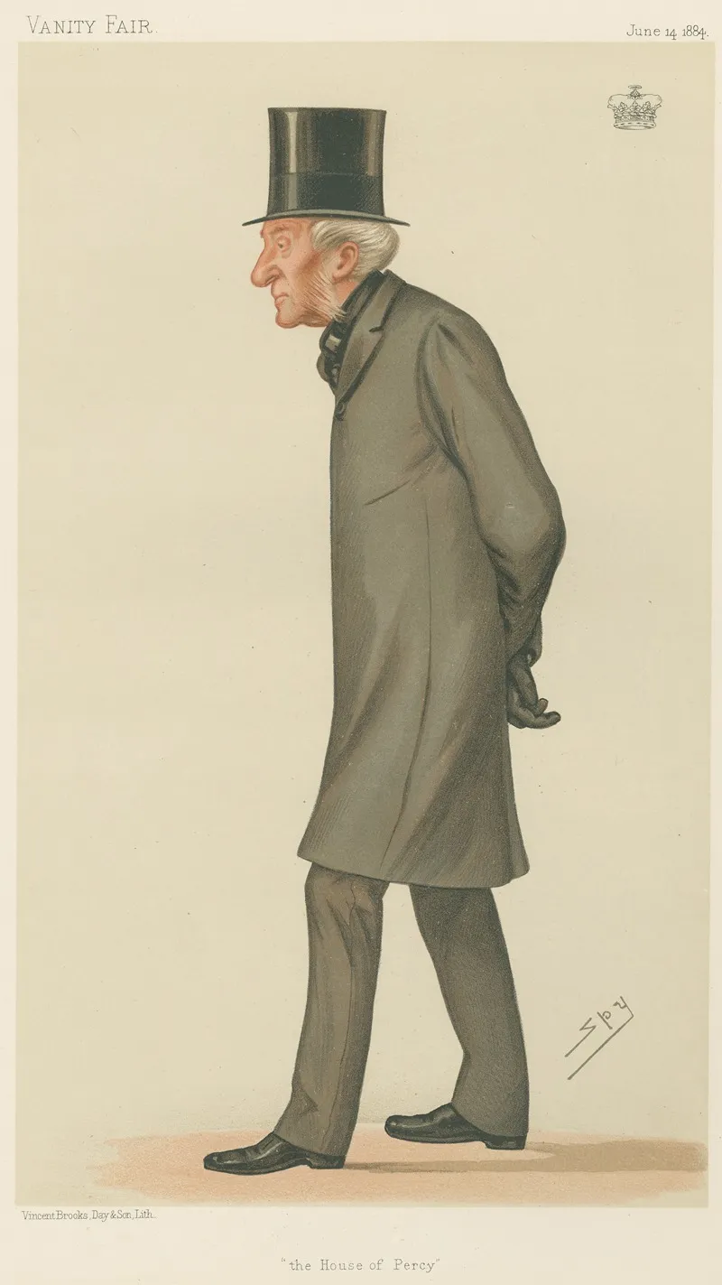 Politicians Vanity Fair Northumberland The Rt Hon Earl Percy 27 August 1881