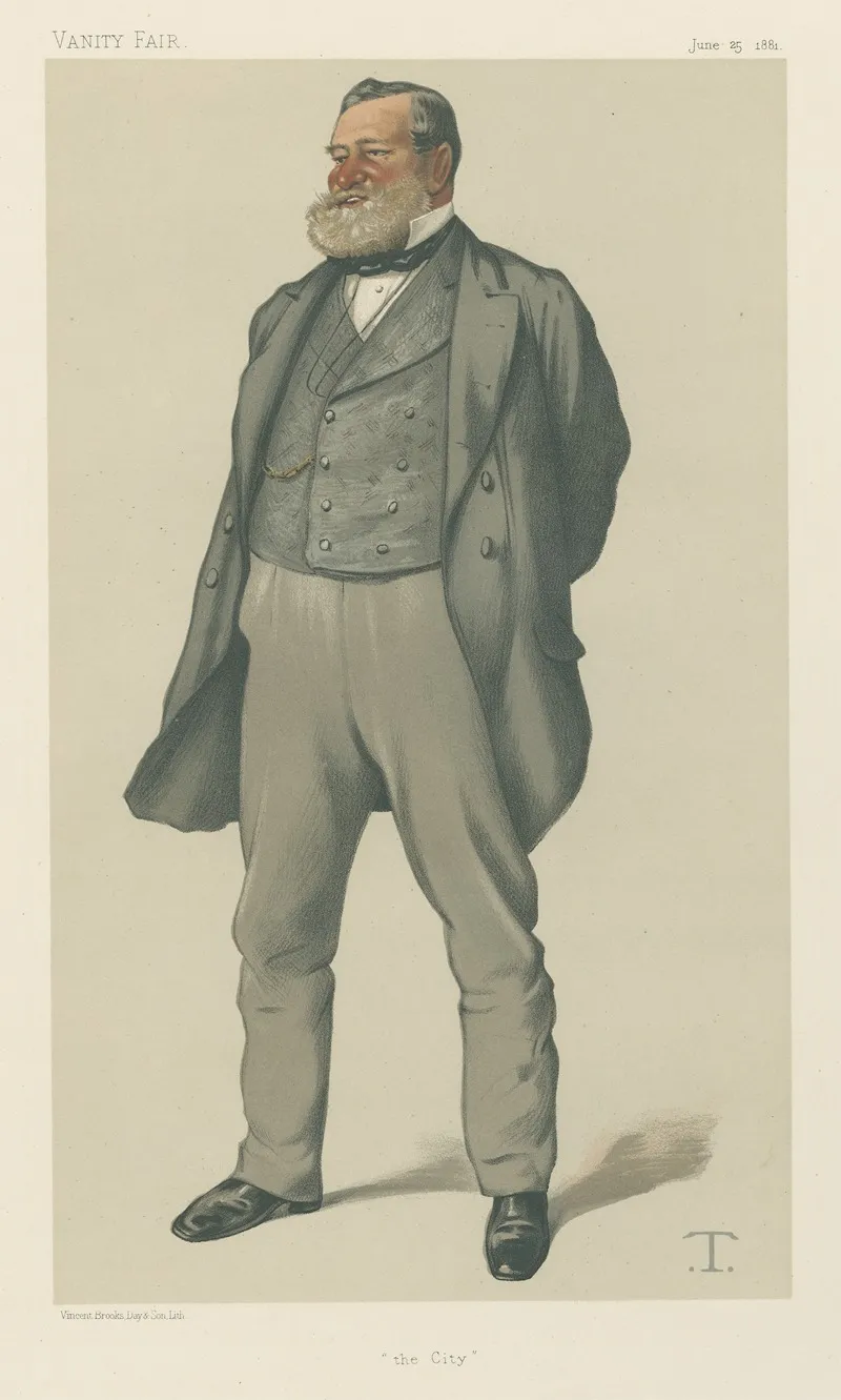 Politicians Vanity Fair The City Alderman Robert Nicholas Fowler June 25 1881