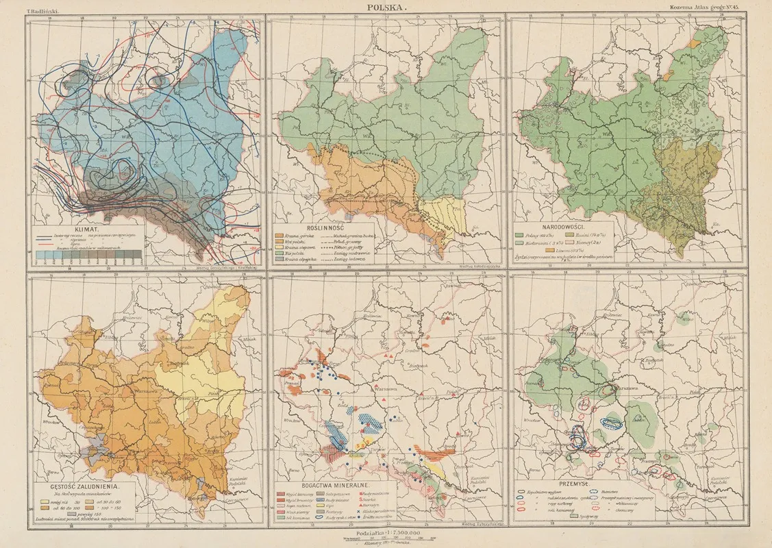 Polska %e2%80%8e %e2%80%8eklimat %e2%80%8e %e2%80%8eroslinnosc %e2%80%8e %e2%80%8enarodowosci %e2%80%8e %e2%80%8egastosc%e2%80%8e %e2%80%8ezaludnienia %e2%80%8e %e2%80%8ebogactwa%e2%80%8e %e2%80%8emin Wall Art by Blasius Kozenn - High-Resolution Digital Print