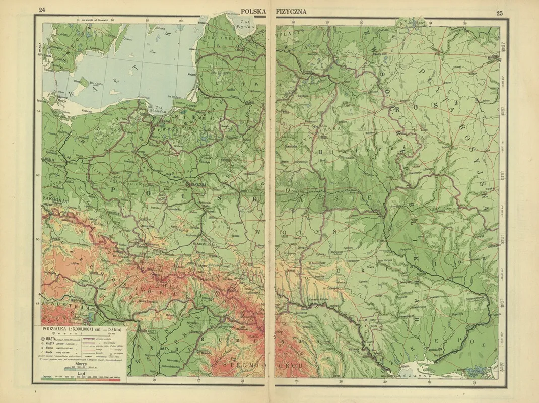 Polska Fizyczna 2 Wall Art by Eugeniusz Romer - High-Resolution Digital Print