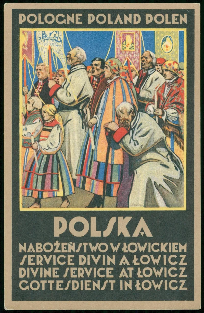 Polska Nabozenstwo W Lowickiem Wall Art by Wydawnictwo Ministerstwa Komunikacji - High-Resolution Digital Print