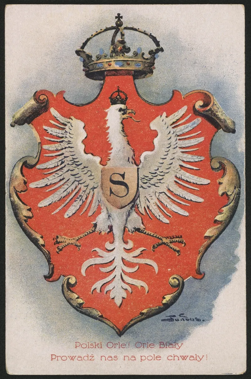Polski Orle Orle Bialy Wall Art by Stanisław Tondos - High-Resolution Digital Print