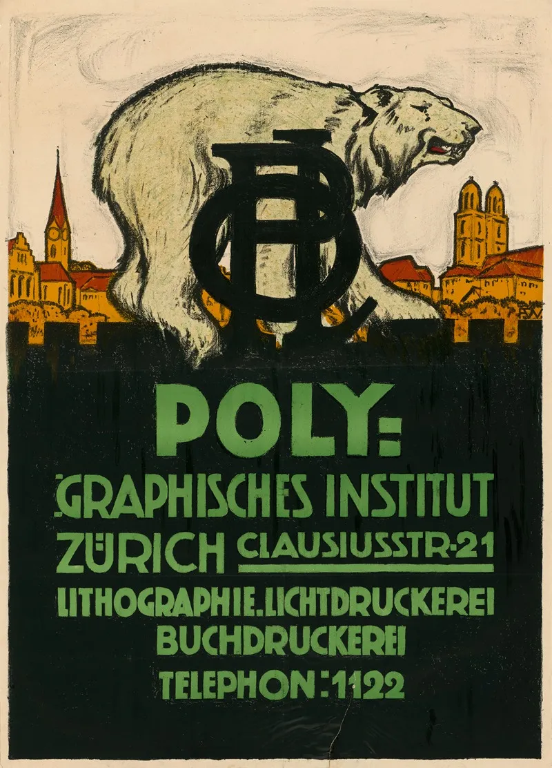 Polygraphisches Institut Zurich Wall Art by Polygraphisches Institut AG - High-Resolution Digital Print