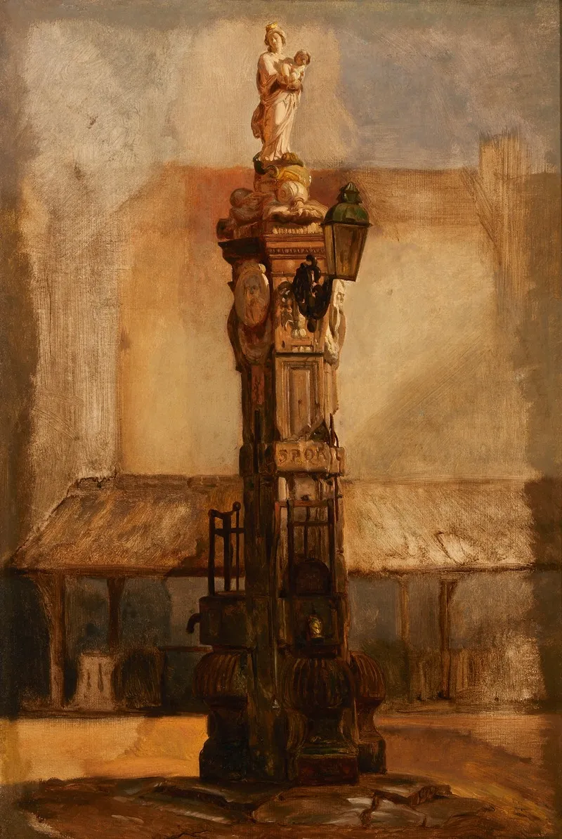 Pomp Van De Oude Vismarkt Wall Art by Jozef Dyckmans - High-Resolution Digital Print
