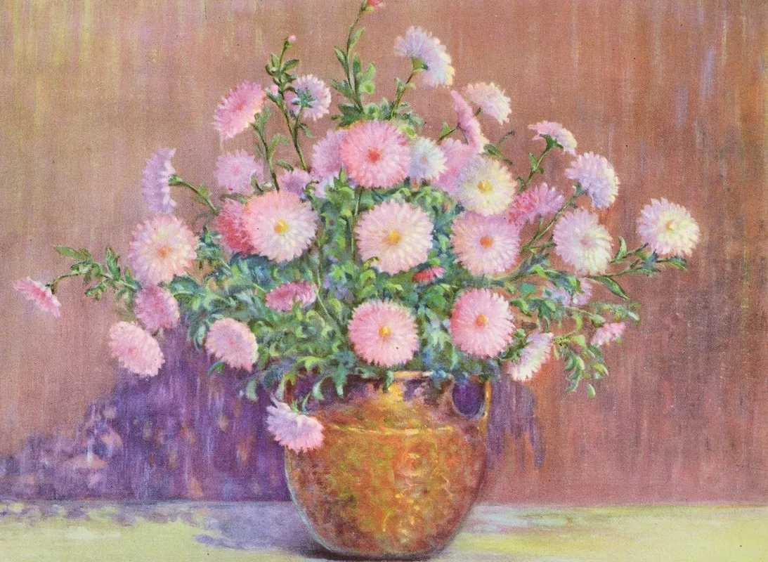 Pompon Chrysanthemum Wall Art by Lafayette F. Cargill - High-Resolution Digital Print