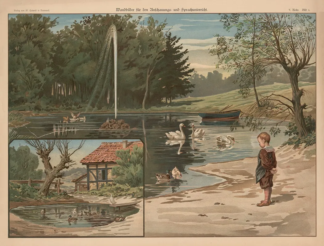 Pond 3 Wall Art by W. Crüwell - High-Resolution Digital Print