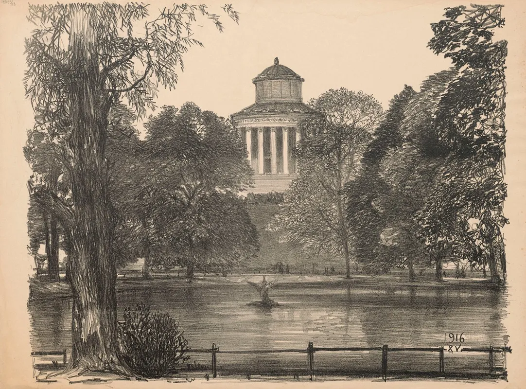 Pond At The Saxon Garden