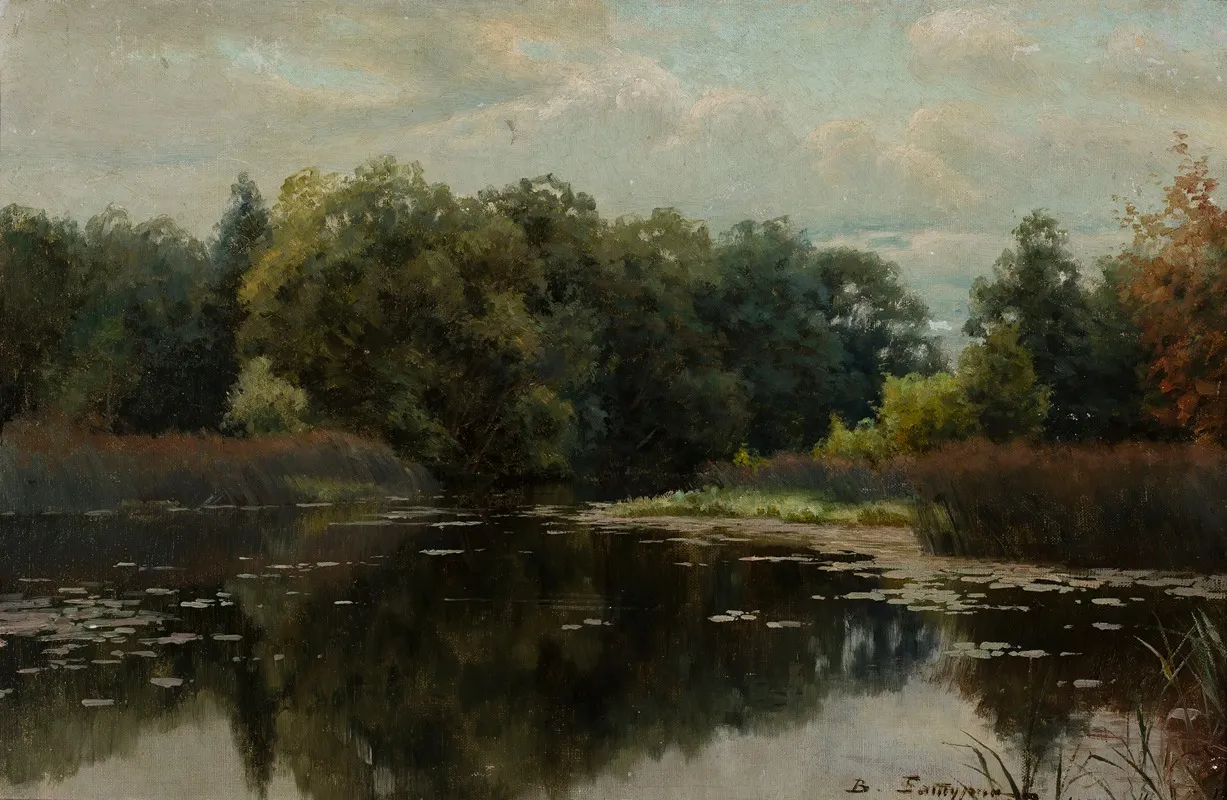 Pond Wall Art by Viktor Baturin - High-Resolution Digital Print