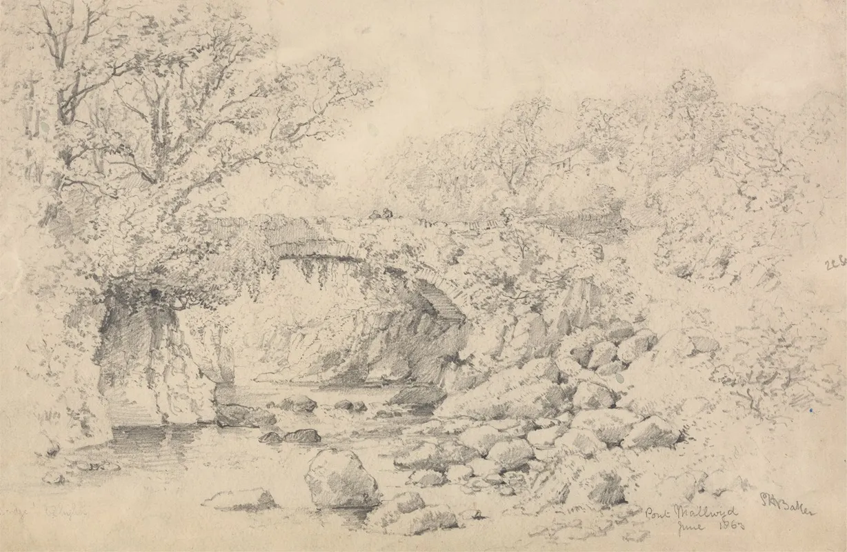 Pont Mallwyd Wall Art by Samuel Henry Baker - High-Resolution Digital Print