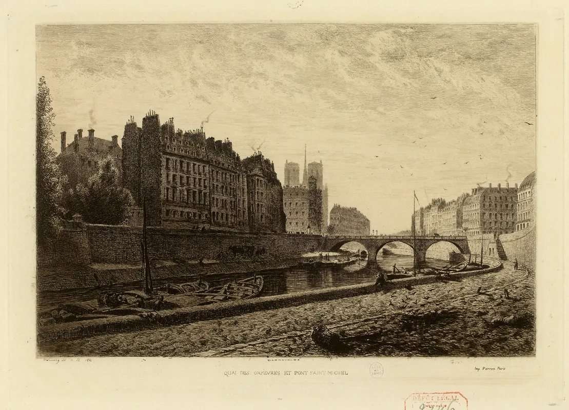 Pont St Michel Et Quai Des Orfevres