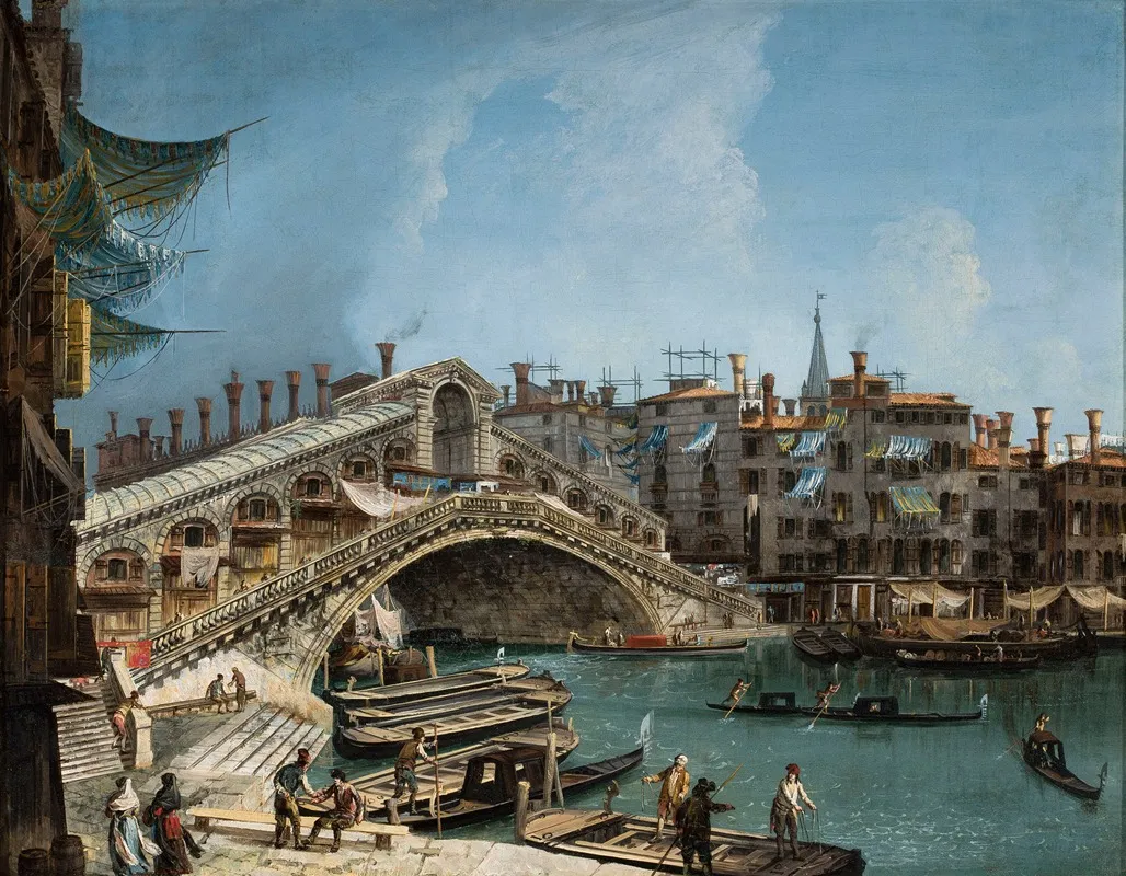Ponte Rialto In Venice