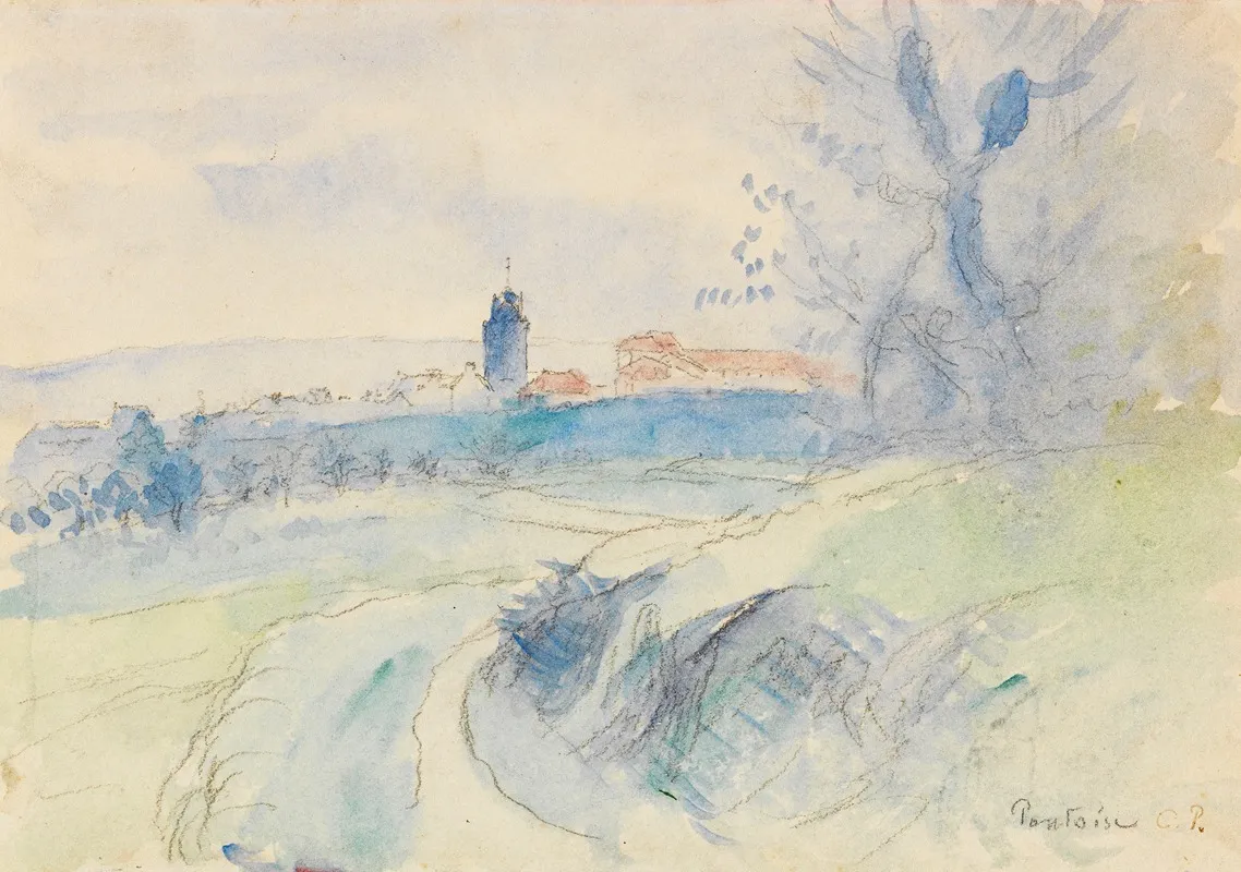 Pontoise Wall Art by Camille Pissarro - High-Resolution Digital Print