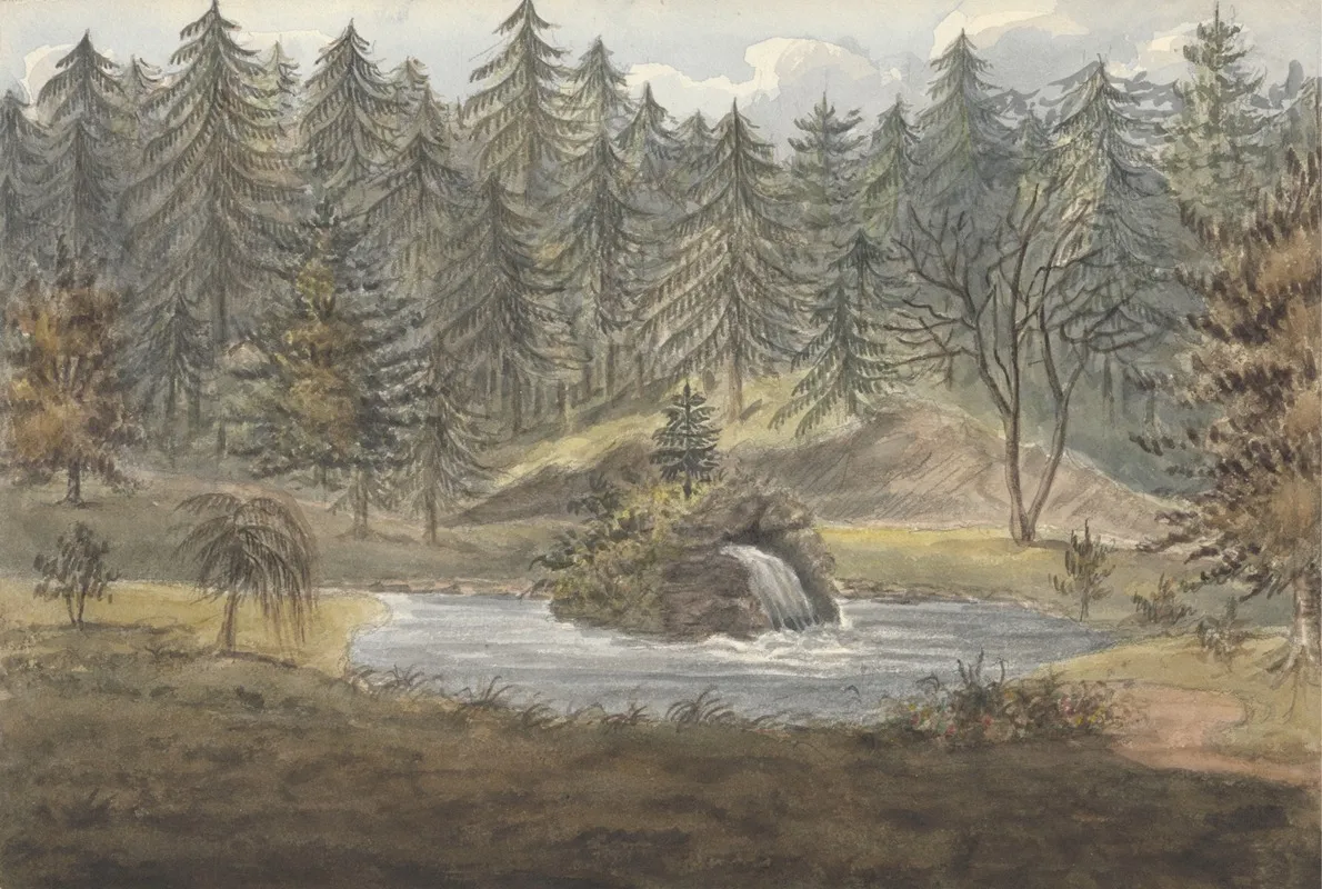 Pool And Falls Thornery Sezincote