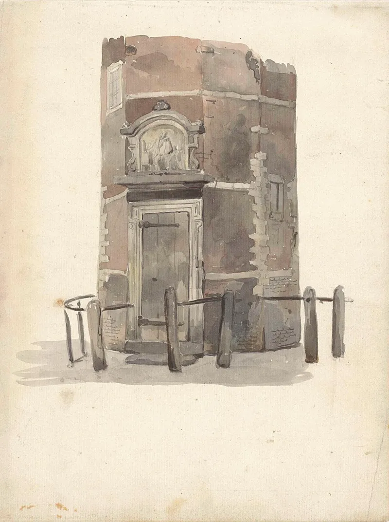 Poortje Van Het Gilde In De St Anthoniswaag Amsterdam