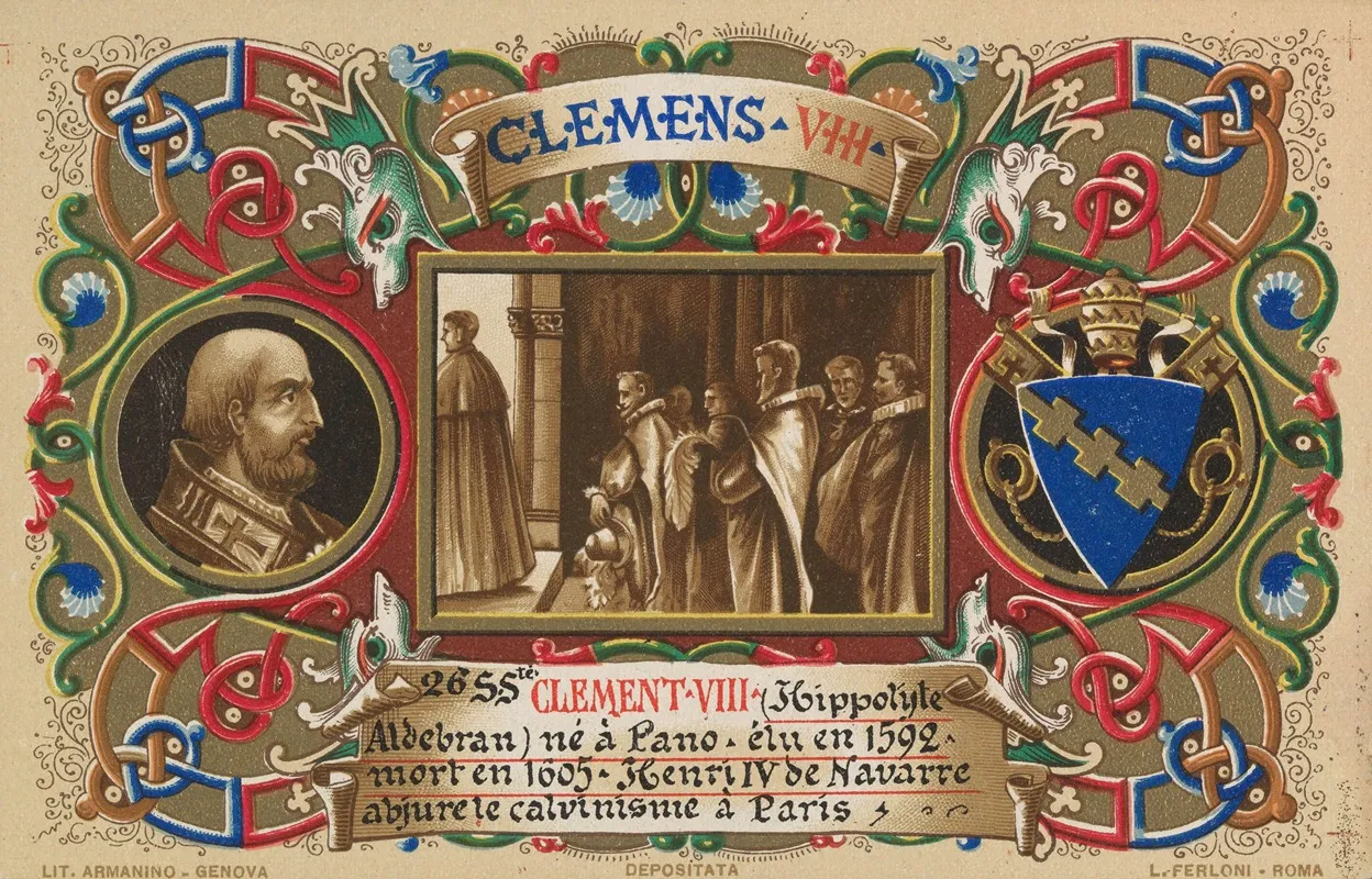 Pope Clement Viii Wall Art by Armanino - High-Resolution Digital Print