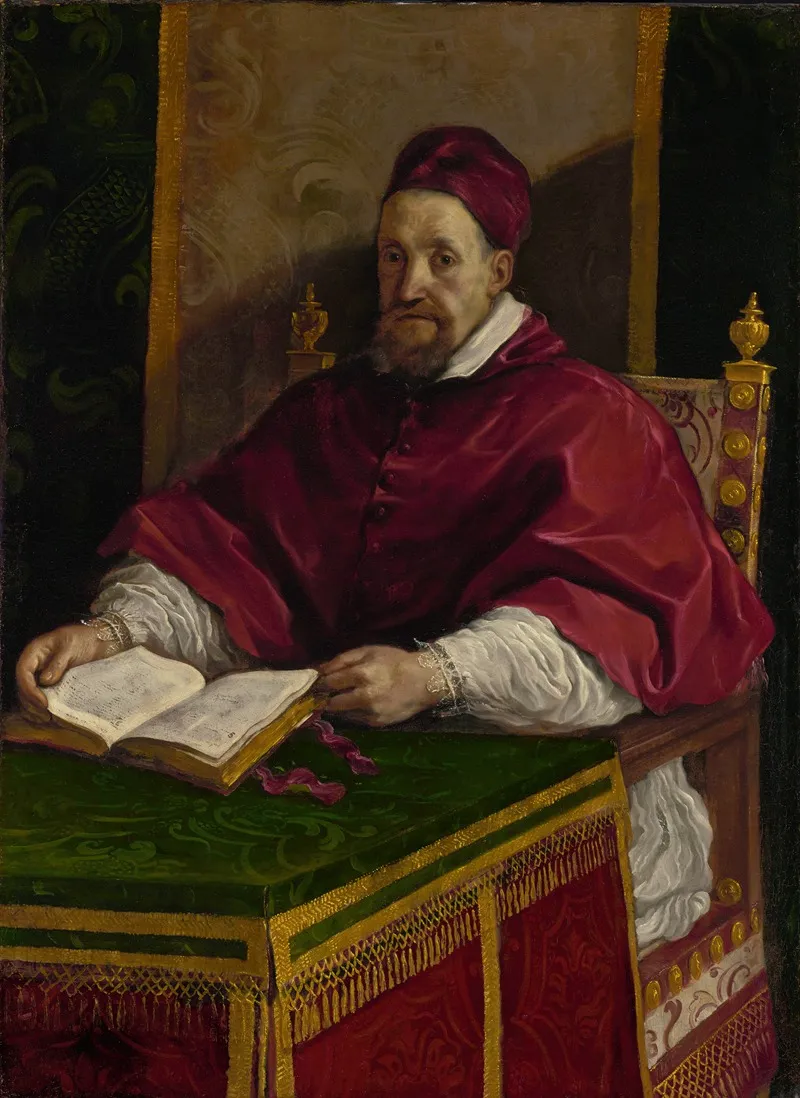 Pope Gregory Xv Wall Art by Guercino - High-Resolution Digital Print