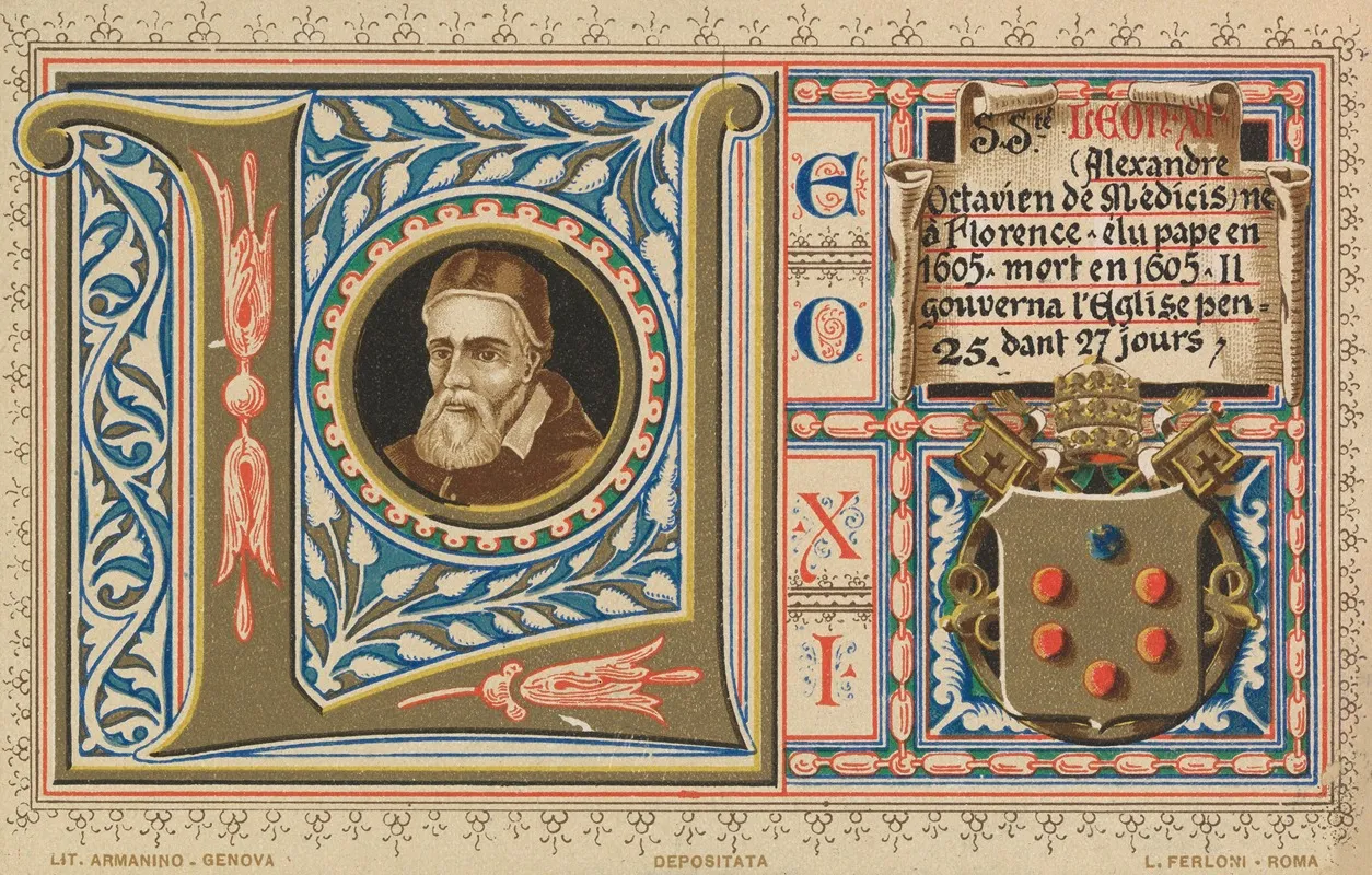 Pope Leo Xi Wall Art by Armanino - High-Resolution Digital Print