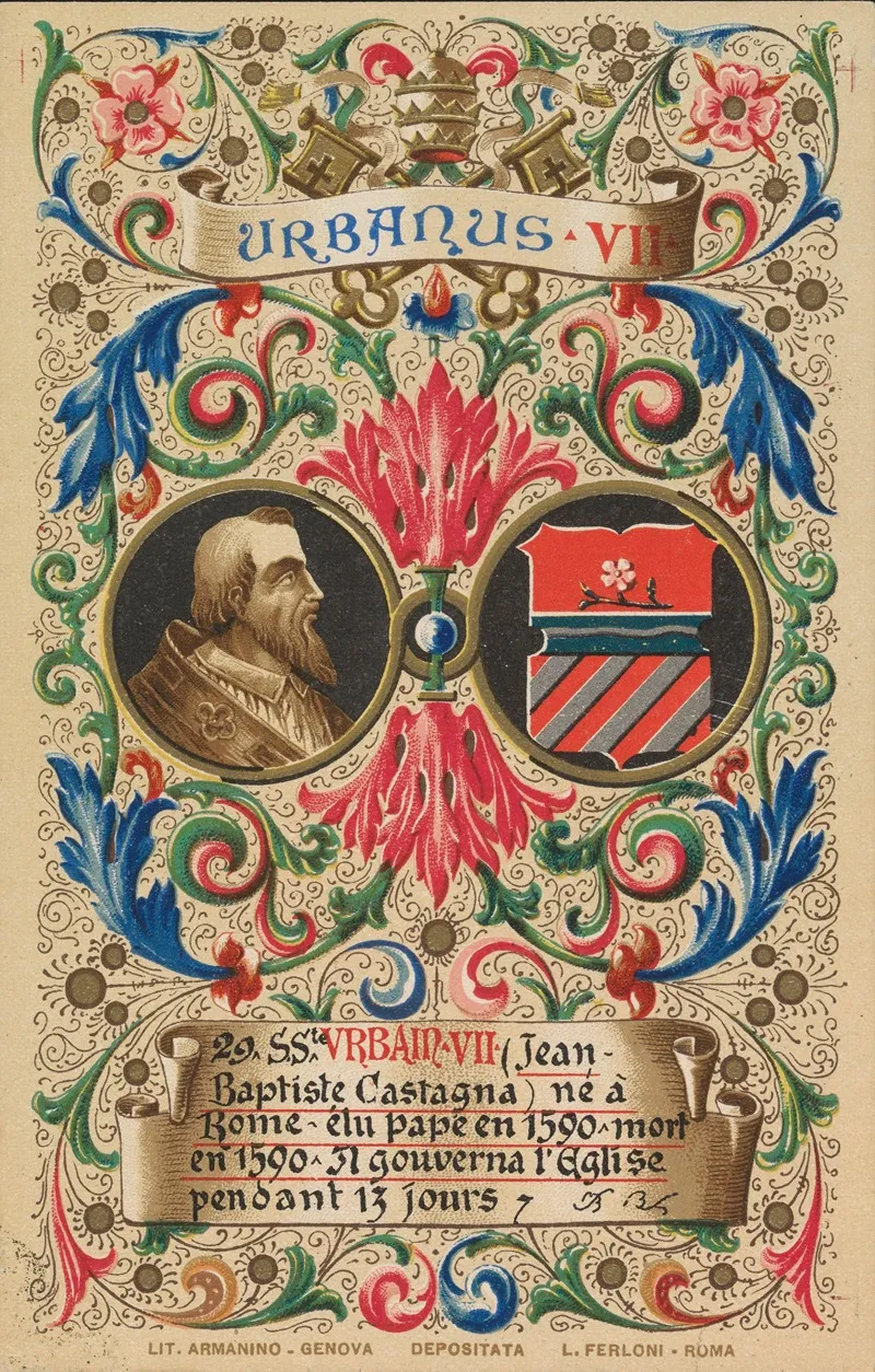 Pope Urban Vii Wall Art by Armanino - High-Resolution Digital Print