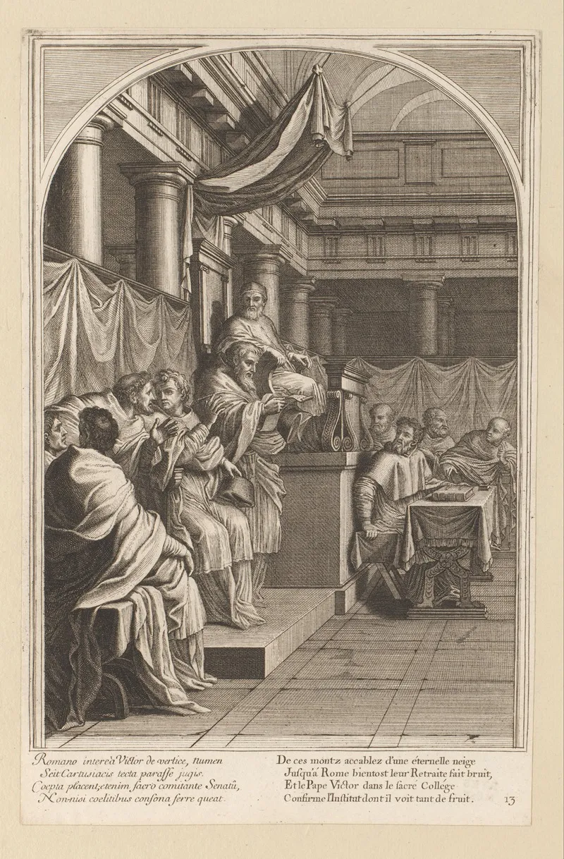 Pope Victor Iii Confirms The Order Of The Carthusians