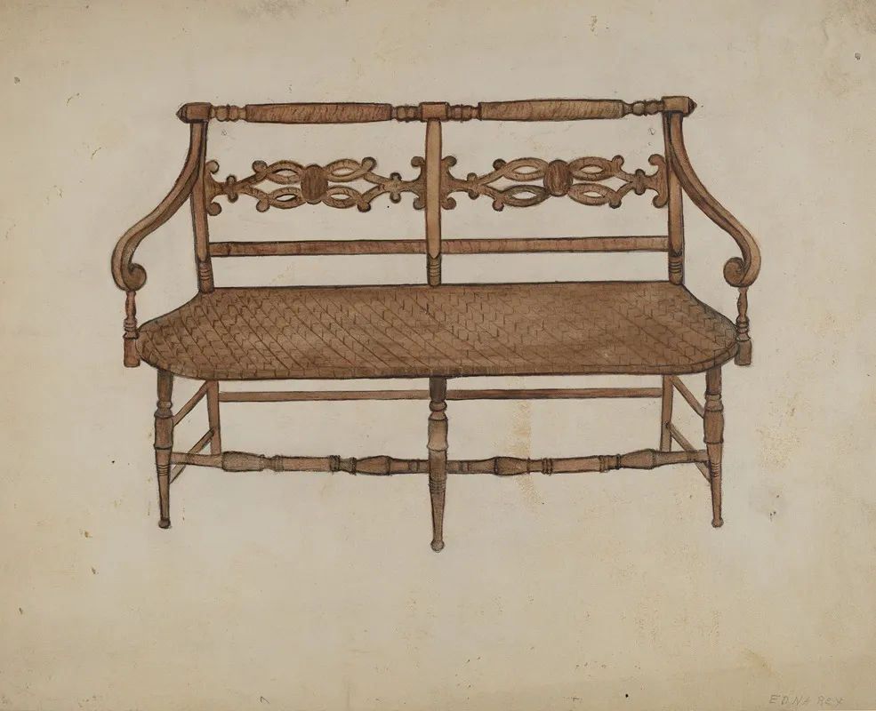 Porch Settee One Of A Pair