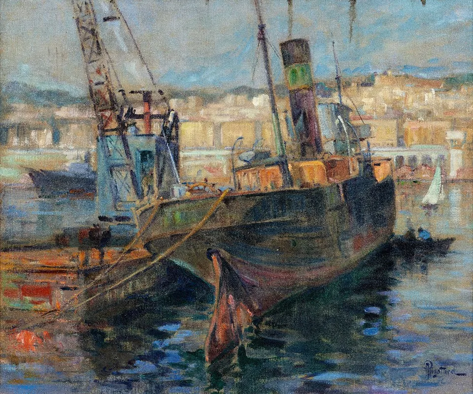Port Dalger 2 Wall Art by Alexandre Rigotard - High-Resolution Digital Print