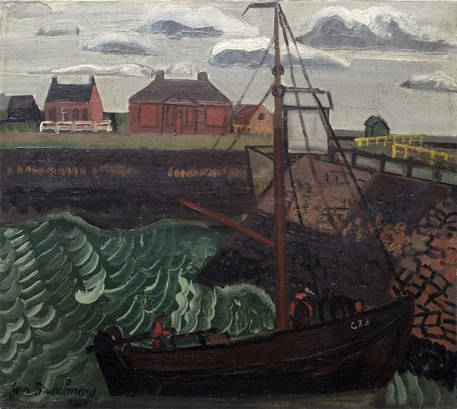 Port De Peche Wall Art by Jean Brusselmans - High-Resolution Digital Print