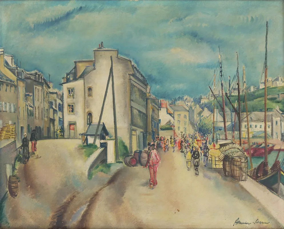 Port In Audierne Wall Art by Armin Stern - High-Resolution Digital Print