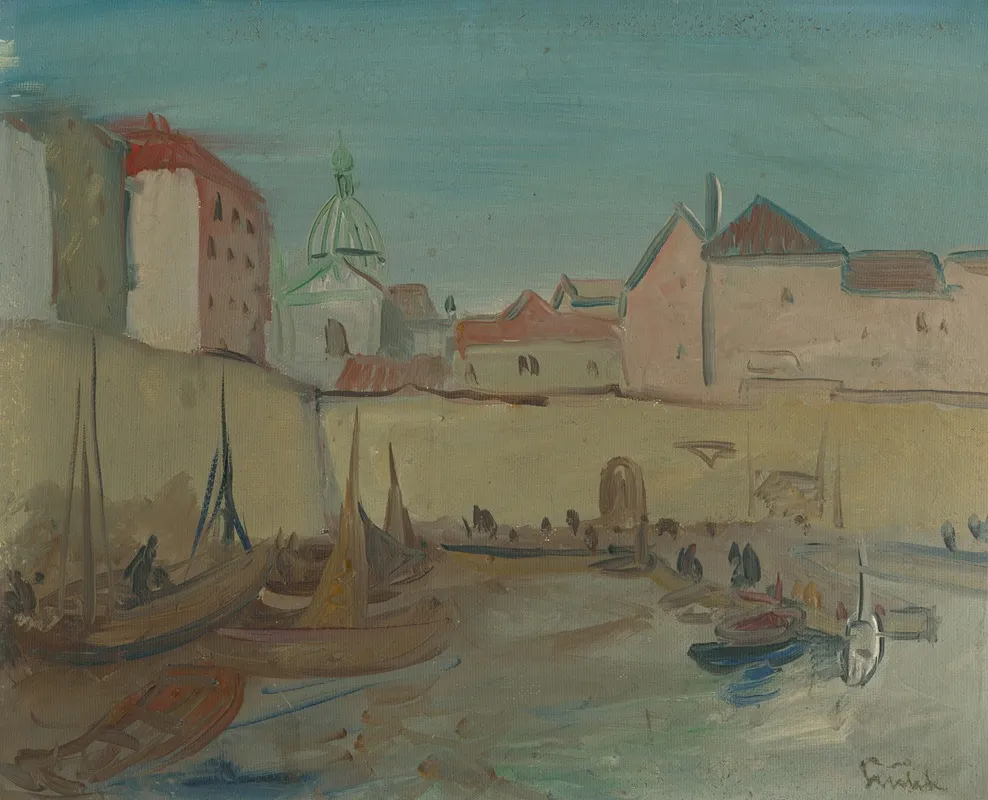 Port Of Dubrovnik Wall Art by Václav Šrůtek - High-Resolution Digital Print