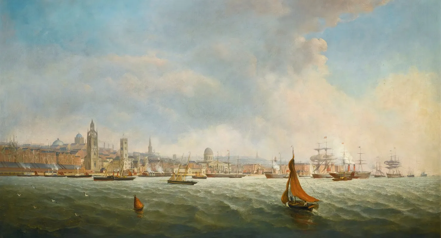 Port Of Liverpool Wall Art by Thomas Dove - High-Resolution Digital Print