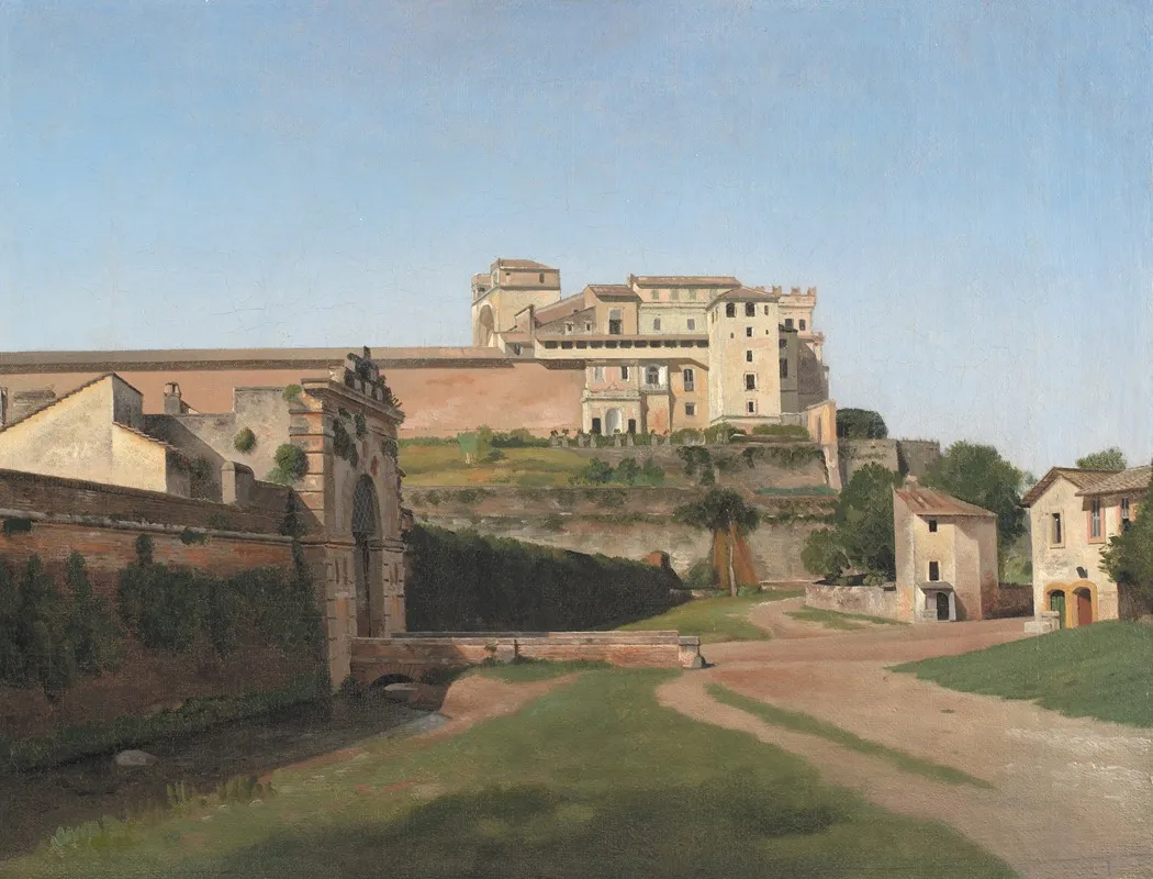 Porta Angelica And Part Of The Vatican Wall Art by Christoffer Wilhelm Eckersberg - High-Resolution Digital Print