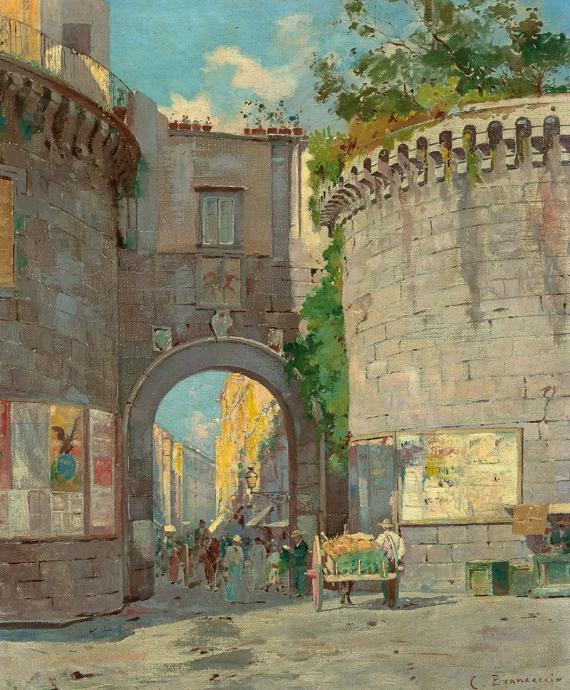 Porta Nolana Wall Art by Carlo Brancaccio - High-Resolution Digital Print