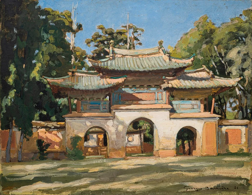 Porte De La Pagode Des Supplices The Gate Of The Pagoda Of Torments