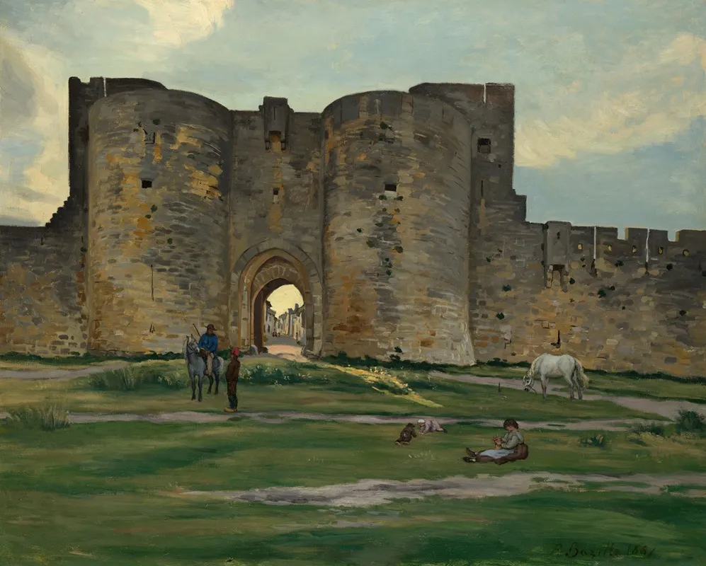Porte De La Reine At Aigues Mortes